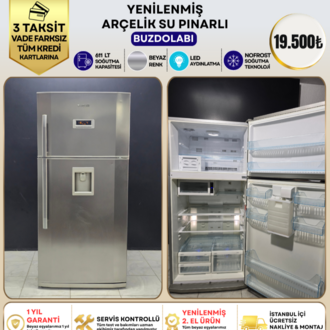 2. EL ARÇELİK A+ INOX 611 LT NOFROST BUZDOLABI