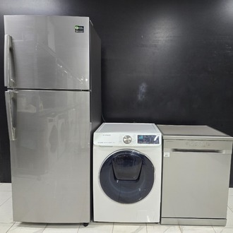 SAMSUNG GRİ 3'LÜ BEYAZ EŞYA SETİ