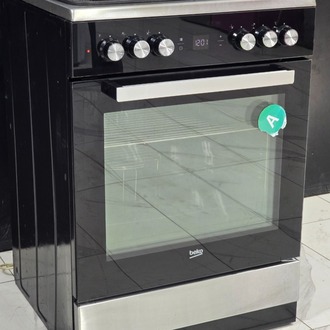 2. EL BEKO SİYAH ÇAKMAKLI GAZ MENİYETLİ OCAKLI FIRIN