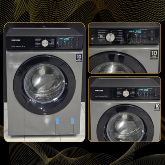 SIFIRLANMIŞ SAMSUNG GRİ ECO BUBBLE 11 KG 1400 DEVİR ÇAMAŞIR MAKİNESİ
