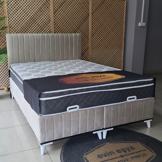 OSLO KREM 160-200 YATAK BAZA BAŞLIK SETİ