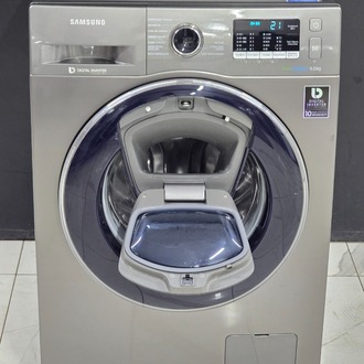 SAMSUNG ECOBUBBLE ADDWASH 9 KG 1400 DEVİR GRİ ÇAMAŞIR MAKİNESİ