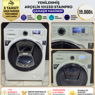 SAMSUNG ADDWASH ECOBUBBLE 12 KG 1400 DEVİR ÇAMAŞIR MAKİNESİ