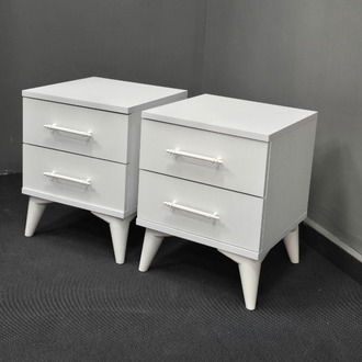 SİTİL WHITE 2 ADET KOMODİN