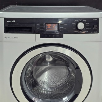SIFIRLANMIŞ ARÇELİK GRİ 8 KG 1200 DEVİR ÇAMAŞIR MAKİNESİ