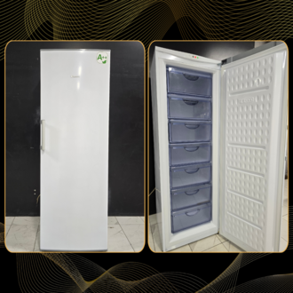 SIFIRLANMIŞ UĞUR 258 LT 7 BÖLMELİ DİKEY DERİN DONDURUCU