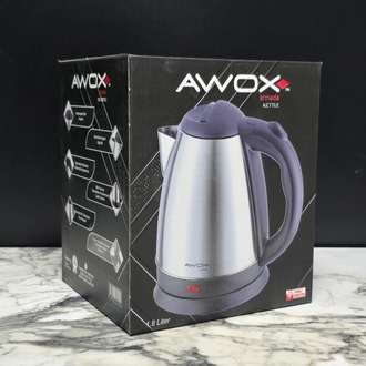 AWOX 1,8 LT ÇELİK KETTLE