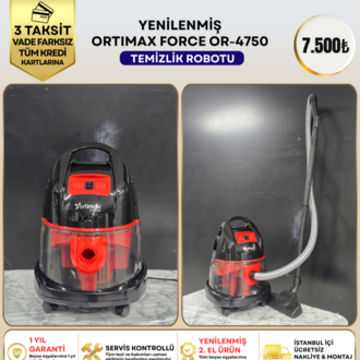 ORTIMAX FORCE OR-4750 SU FİLTRELİ TEMİZLİK ROBOTU