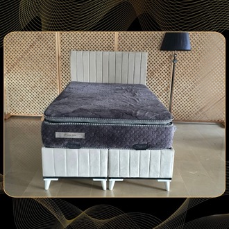 EVİN KREM 120-200 YATAK BAZA BAŞLIK SETİ