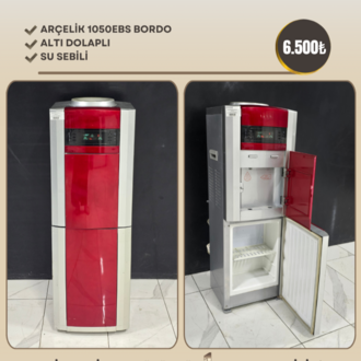 ARÇELİK 1050EBS BORDO ALTI DOLAPLI, DIJITAL GÖSTERGELİ SU SEBİLİ