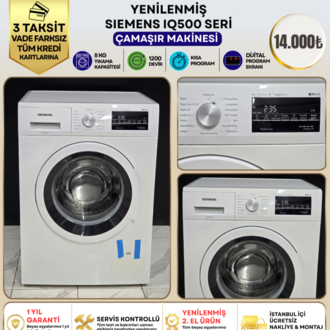 SIEMENS iQ500 8 KG 1200 DEVİR ÇAMAŞIR MAKİNESİ