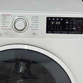 SIFIRLANMIŞ LG 9 KG 1400 DEVİR ÇAMAŞIR MAKİNESİ