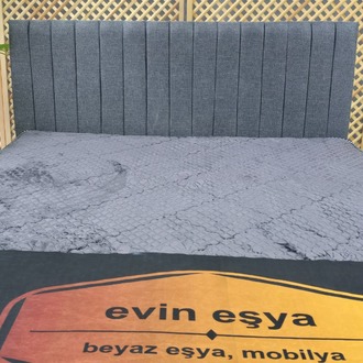 EVİN GRİ 160-200 YATAK BAZA BAŞLIK SETİ