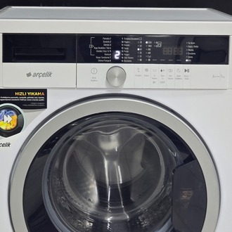 SIFIRLANMIŞ ARÇELİK PIYANO SERİ 9 KG 1200 DEVİR ÇAMAŞIR MAKİNESİ