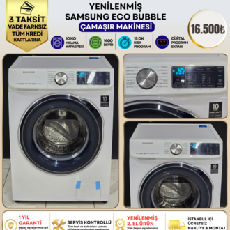 SAMSUNG ECO BUBBLE 10 KG 1400 DEVİR ÇAMAŞIR MAKİNESİ