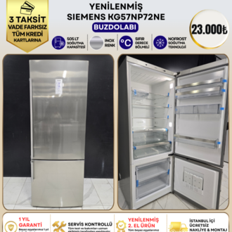 SIEMENS KG57NP72NE INOX 505 LT NO-FROST BUZDOLABI