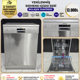 SIEMENS iQ300 INOX 4 PROGRAMLI BULAŞIK MAKİNESİ