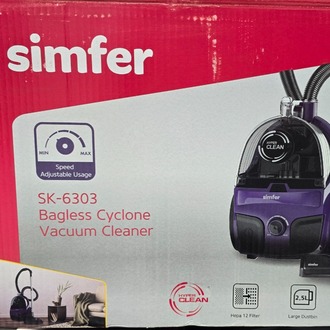 SİMFER 800 WATT TOZ TORBASIZ SÜPÜRGE