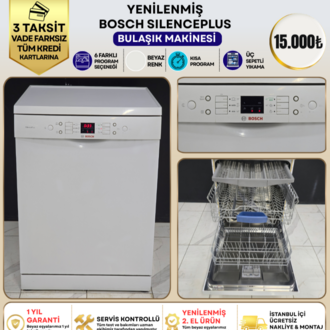 BOSCH SILENCEPLUS 6 PROGRAMLI 3 SEPETLİ BULAŞIK MAKİNESİ
