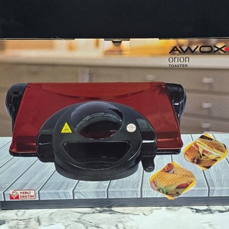 AWOX YAPIŞMAZ TEFLON YÜZEY, 6 ADET TOST YAPABİLEN 180 CM IZGARA TOST MAKİNESİ