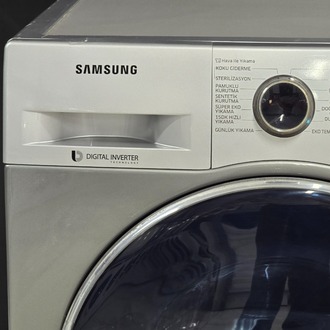 SIFIRLANMIŞ SAMSUNG GRİ ECO BUBBLE 8/6 KG KURUTMALI ÇAMAŞIR MAKİNESİ