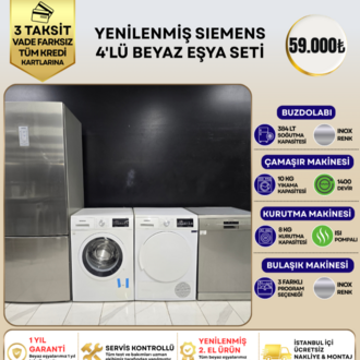 SIEMENS 4'LÜ BEYAZ EŞYA SETİ