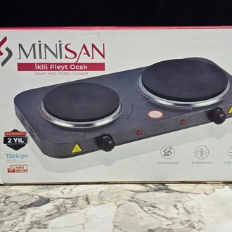MİNİSAN 2 GÖZLÜ ELEKRİKLİ OCAK
