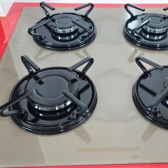 ALVEUS KAHVRENGİ CAM ANKASTRE ÇAKMAKLI GAZ EMNİYETLİ OCAK