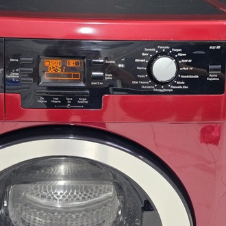 SIFIRLANMIŞ ARÇELİK BORDO 8 KG 1200 DEVİR ÇAMAŞIR MAKİNESİ