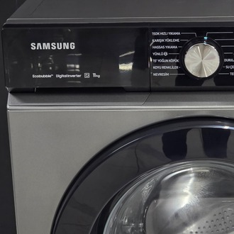 SIFIRLANMIŞ SAMSUNG GRİ ECO BUBBLE 11 KG 1400 DEVİR ÇAMAŞIR MAKİNESİ