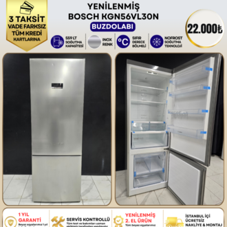 BOSCH KGN56VL30N INOX 559 LT NO-FROST BUZDOLABI