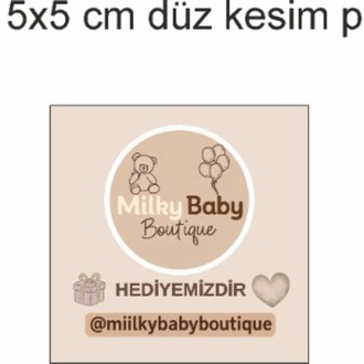 1000 ADET 8×5 CM KUŞE ÇIKARTMA ÖZEL KESİMLİ