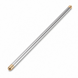 80 CM Lux Metal Oklava – Çelik Hamur Açma Oklavası