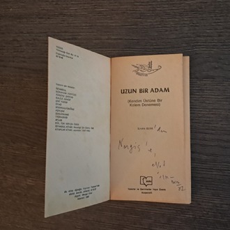 İlhan Berk - Uzun Bir Adam (İmzalı)