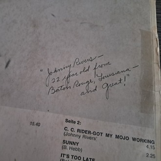 Johnny Rivers - Live At The Whisky'a Go Go (LP Plak) 