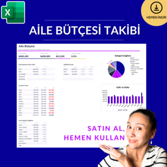 Aile Bütçesi Takibi Excel Şablonu