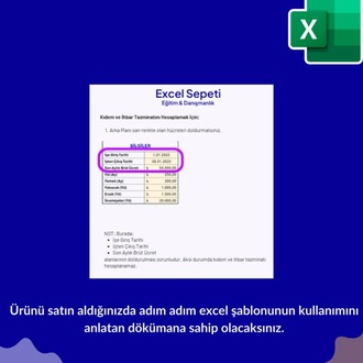 2025 - Kıdem ve İhbar Tazminatı Hesaplama Excel Şablonu - HEMEN İNDİRİLEBİLİR