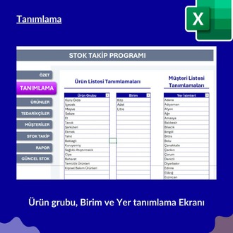 Excel Stok Takip Programı