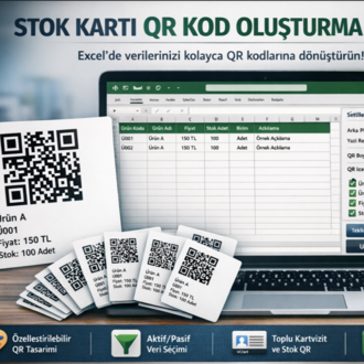 SÜRESİZ QR oluşturma Çalışması Excel VBA 