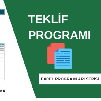 EXCEL TEKLİF FORMU (EĞİTİM VİDEOSU DOSYASI)