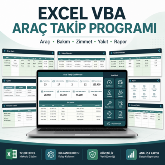 Excel Araç Takip Programı | Mac ve Windows Uyumlu