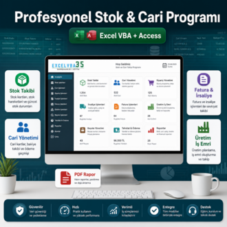 Profesyonel Stok ve Cari Takip Programı | Üretim Takip Programı | Depo Takip Programı