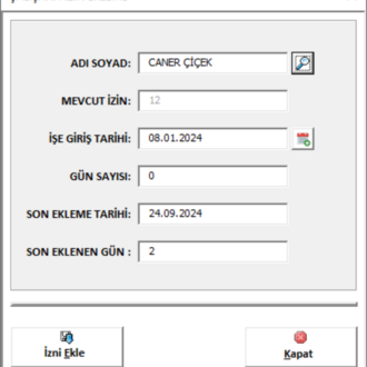 İnsan Kaynakları Yönetim Programı, Personel Bilgi Sistemi