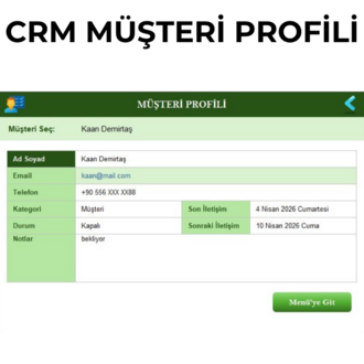Excel Tabanlı CRM Programı | Müşteri Takip, E-posta Gönderimi ve Dashboard Sistemi