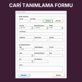 Excel Cari Takip Programı 4.0 (Gelir-Gider & Tahsilat Yönetimi)
