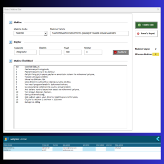 Excel Makine Teklifi Hazırlama Programı-Profesyonel