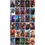 Marvel Kahramanlar Çizim Poster Seti 30'lu Duvar Posteri Seti Oda Dekoru Kolaj Seti