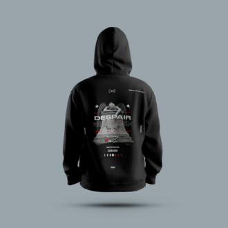Unisex Baskılı Kapüşonlu Sweatshirt – S3M4