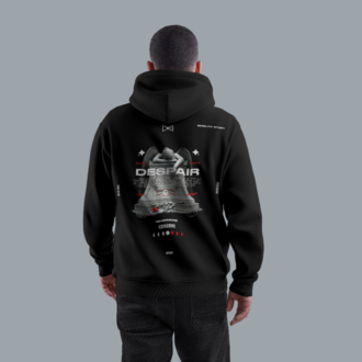 Unisex Baskılı Kapüşonlu Sweatshirt – S3M4