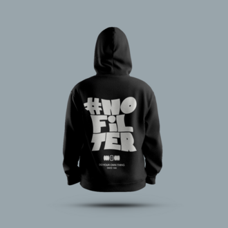 Oversize Unisex Kapüşonlu Baskılı Streetwear Sweatshirt – S8C1